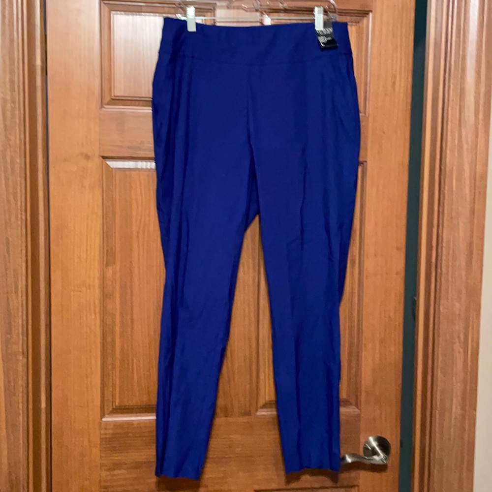 NY&C NWOT Royal blue stretchy pull on pants